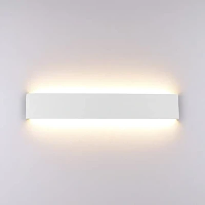 Imagen de Klighten Aplique de Pared Interior 51cm, 16W Lampara LED Moderna, Luces Aluminio para Salas Estar, Dormitorios, Pasillos, Escalera, 1520 Lumen, Blanco CáLido 3000K,