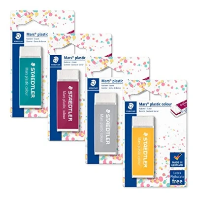 Imagen de STAEDTLER 52650E1BK1 Mars Borrador de plástico color sándwich (1 unidad)
