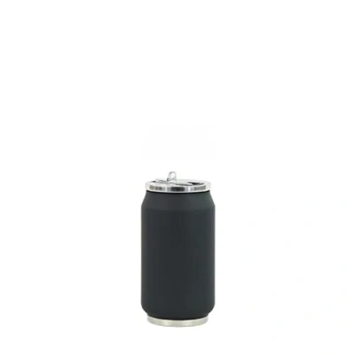 Imagen de YOKO DESIGN canette isotherme INOX Lata isotérmica de Acero Inoxidable, 280 ml, Color Mate, Negro Soft Touch, 7 cm