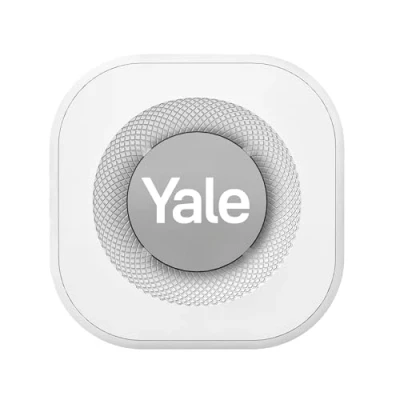 Imagen de Yale timbre de puerta interior Tonos seleccionables Instalación enchufable Módulos alimentación para UE y Reino Unido Accesorio compatible con Smart Video Doorbell