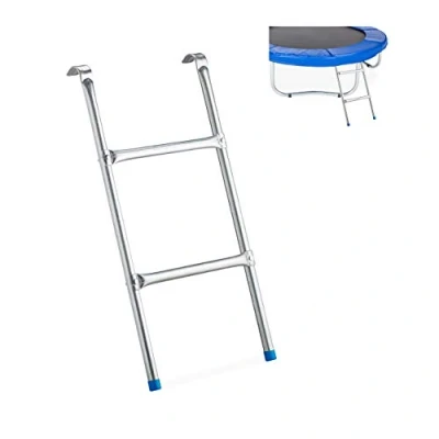 Imagen de Relaxdays Escalera Cama Elástica para Colgar, Acero, Plateado, 76 x 38 cm