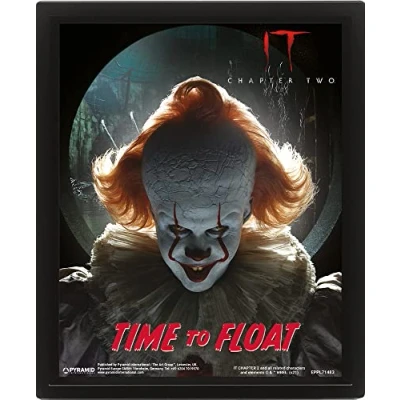 Imagen de Pyramid International Póster 3D del capítulo 2 de IT (25 cm x 20 1,3 cm), marco fotos con
