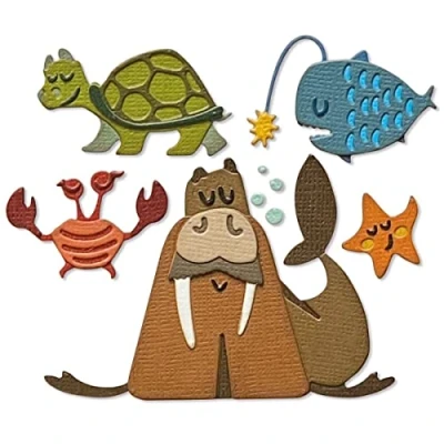Imagen de Sizzix 664507 3 D Impresslits Carpeta en Relieve Art Deco de Kath Breen Talla única Cutting Dies, Papel, Multicolor
