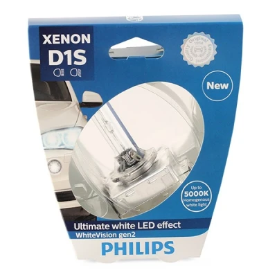 Imagen de PHILIPS 85415WHV2S1 Lámpara, faro de carretera D1S 85V 35W 5000K Xenón AUDI: A4 B7 Berlina, A3 Hatchback, RENAULT: CLIO 3, VOLKSWAGEN: GOLF 6