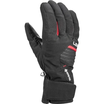 Imagen de LEKI Vision GTX Guantes (Talla 8,5), Color Negro y Rojo