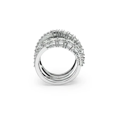Imagen de Swarovski Twist WRAP Anillo silvercoloured, Mujer, Talla: 52, Silver coloured