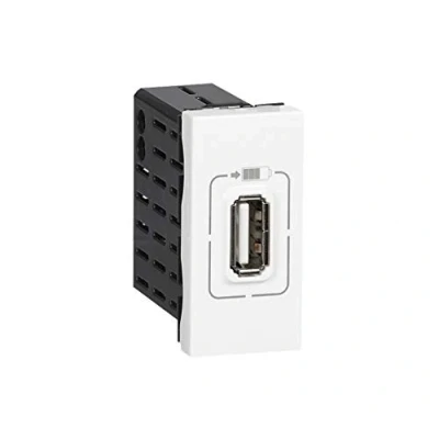 Imagen de Legrand mosaic Alimentador usb 1 módulo blanco