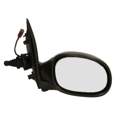 Imagen de Espejo retrovisor Tyc 326 0015 derecha negro Ajuste por cable, convexo, calefactable, con sensor de temperatura PEUGEOT: 206 Hatchback, SW