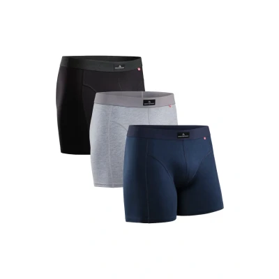 Imagen de Danish Endurance 3 PACK Classic Boxer, Hombre, Talla: Large, Multicolour (black, navy blue, grey)