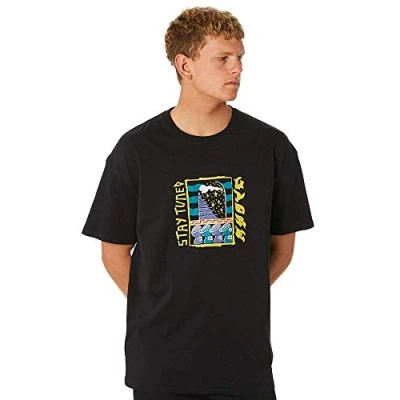 Imagen de Globe Totem tee Camiseta, Hombre, Washed Black, S