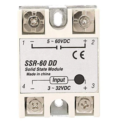Imagen de Relés de estado sólido SSR 60DD 60A 3 32VDC a 5 110VDC DC