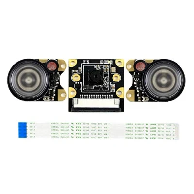 Imagen de Waveshare IMX219 77IR Camera Applicable for NVIDIA Jetson Nano Developer Kit Compute Module 3/3+,8 Megapixels Infrared Night Vision 77 FOV 3280 x 2464 Resolution 2.96mm Focal Length