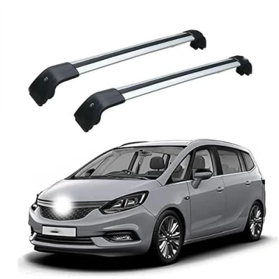 Imagen de 2Piezas Coche Bacas Personalizadas para Opel Vauxhall Zafira Tourer 2011 2012 2013 2014 2015 2016 2017 2018 2019, Barras Portaequipajes Aluminio Baca Exteriores Accesorios