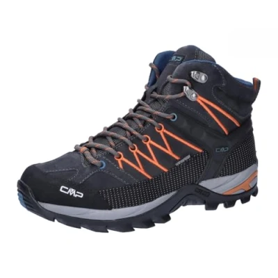 Imagen de CMP Rigel MID Trekking Shoes WP Zapatillas de senderismo, Hombre, Talla: 40, Piombo/jaffa Zapatos