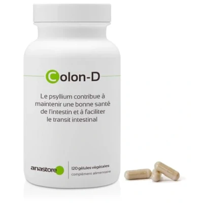 Imagen de COLON D * 450 mg / 120 cápsulas Antioxidantes, Digestión (estreñimiento), Inmunitario Garantía de satisfacción o reembolso Fabricado en Francia