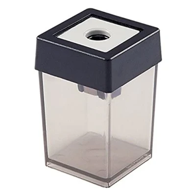 Imagen de Dahle Bürotechnik 53461 Sacapuntas para lápices de hasta 8 mm diámetro, color gris transparente