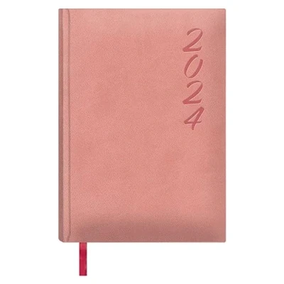 Imagen de Dohe Agenda 2024 Día Página Tamaño: 15x21 cm (A5) 336 páginas Encuadernación cosida Tapa dura Color Rosa Modelo Brasilia