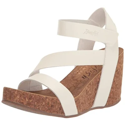 Imagen de Blowfish Malibu Hapuku, Sandalias con cuña Mujer, Tinte de Coco, 38 EU