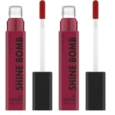 Imagen de Catrice Shine Bomb Lip Lacquer, nº 050, color rosa, duradero, resultado inmediato, brillante, colorido, vegano, sin aceite, parabenos, micropartículas de plástico, 1 unidad (3 ml)