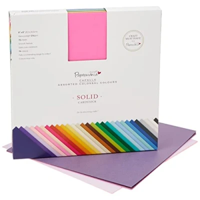 Imagen de Docrafts 8 x Inch Solid Premium Cardstock Colossal Capsule (Pack of 75)