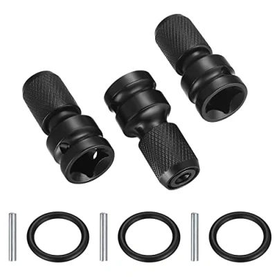 Imagen de 3 Piezas Adaptadores de Broca Cuadrada 1/2&quot; a Vástago Hexagonal 1/4&quot;, Adaptador Llave Carraca Liberación Rápida para Trinquete Impacto Destornillador