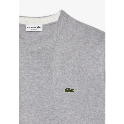 Imagen de LACOSTE JERSEY PUNTO GRIS M