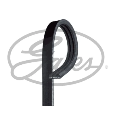 Imagen de GATES 3PK714SF Correa trapecial poli V 714 3 Poliéster, EPDM (Ethylen Propylen Dien Caucho) FORD: Transit V363 Furgón, Custom V362 Furgón