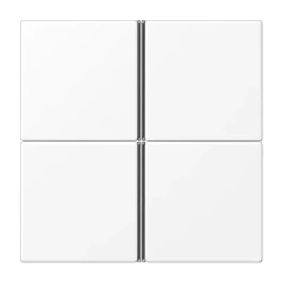 Imagen de Kit teclas mód. F40 4 fases LS, color blanco mate (referencia: JUNG LS404TSAWWM)