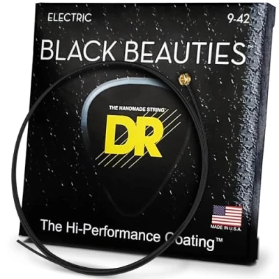 Imagen de DR String BKE 9 Black Beauties Juego Cuerdas Eléctrica