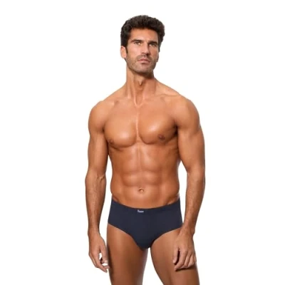 Imagen de Abanderado Slip semicorto Esenciales Algodón 100% Hombre x1, Azul (Marino), 60