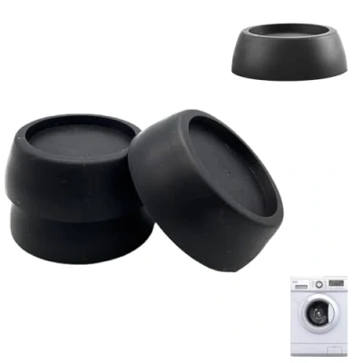 Imagen de Amortiguadores de Vibración Goma,4 Pcs Azonelife Soporte Lavadora Antivibración Impermeable para Lavadora,Lavavajillas,Amortiguación