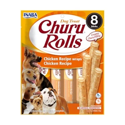 Imagen de CHURU Dog Rolls Receta DE Pollo 8X12GR