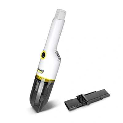 Imagen de Kärcher Aspiradora de mano CVH 2 4 a batería, compacta para uso rápido, capacidad depósito: 0,15 l, peso: 0,59 kg, incl. boquilla ranuras en 1