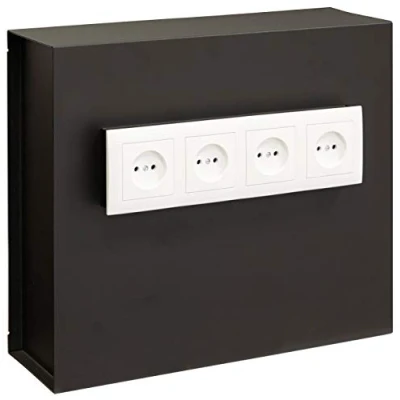 Imagen de ARREGUI Socket 23000W S2 Caja fuerte camuflada tras placa de enchufes empotrable en pared seguridad invisible 35x40x13 cm 15 L