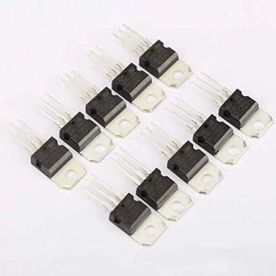 Imagen de Movilideas 10 Unidades LM317T LM317 1.2V a 37V 1.5A Voltaje Ajustable Regulador IC