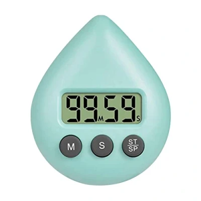 Imagen de Digital Timer Countdown Waterproof, for Kids, Waterproof Shower Suction Cup Compact Timing Device with LCD Display Kitchen Cooking, Showering, Classroom, Working