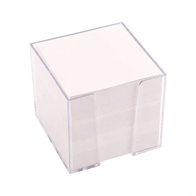 Imagen de D.RECT Bloc de Notas con Hojas en Blanco 85x85x80mm