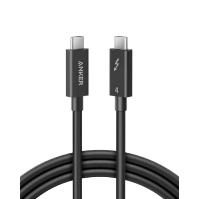 Imagen de cable certificado Anker Thunderbolt 4, de USB C a 2 m 100 W, compatible con 8K y transferencia datos 40 Gb/s, para iPhone 15, MacBook, iPad, Samsung Galaxy S23 más