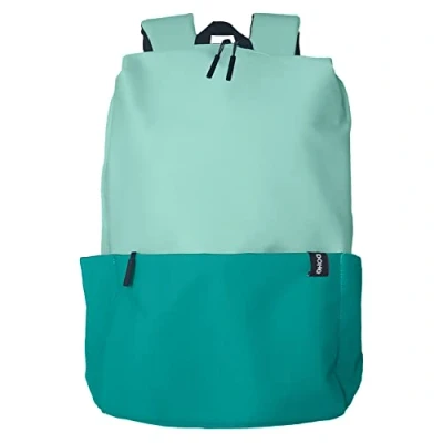 Imagen de Dohe Mochila Escolar 5 Bolsillos (1 para Ordenador Portátil), Tamaño Grande, Tirantes y Espalda Reforzados, Estudiantes, Material DUO Turquesa
