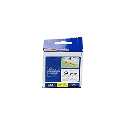 Imagen de Cinta laminada negro blanco 9 mm x 8 m para Brother Labelling Tz s221/tze s221