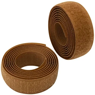 Imagen de AERZETIX C65921 Cinta/rollo de scratch 20mm 1 metro auto agarre organizador/sujetacables tira enganche bolsa prenda correa color: óxido en poliamida y poliéster