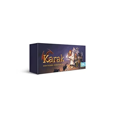 Imagen de albi Karak: Set de Miniaturas 6 Detalladas 5cm y Anillos Colores Juego Mesa Reto Familiar Inmersión Ampliada 2 5 Jugadores Español Temática: Aventuras
