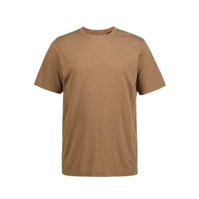 Imagen de JP 1880 Camiseta, Básico, Cuello Redondo, Algodón Peinado, hasta 8XL, marrón Claro, XXXXXL para Hombre