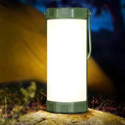 Imagen de Glocusent Lampara Camping Supervivencia,106 LED con 5 Brillos, Hasta 1200LM, 3Modos &amp; SOS, Recargablepor 120h, IP68 Impermeable, Pequeña&amp;Ligera, Emergencia para Apagones,Huracanes, Senderismo
