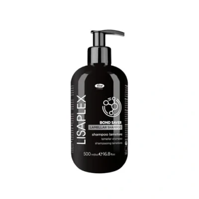 Imagen de Lisap EX BOND SAVER LAMELLAR SHAMPOO 500ml. Champú Lamellar. Aporta brillo a todo tipos de cabello, haciéndolo visiblemente más sano y brillante.
