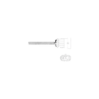 Imagen de DELPHI ES20345 12B1 Sonda lambda plana, térmico ALFA ROMEO: 156 Berlina, GTV, GT, FIAT: Stilo Hatchback, Coupe, Brava Hatchback