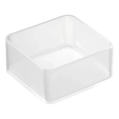 Imagen de Yamazaki 3640 TOWER Juego de organizador apilable S x2, blanco, Resina PS, minimalista, 8 x 3.7 cm