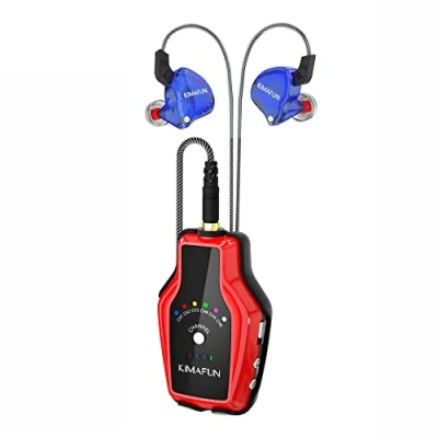 Imagen de KIMAFUN Un Receptor, Necesita Transmisor para Trabajar 2.4G Inalámbrico In Ear Monitorización Ensayo de Banda, Amplificador Bajo Guitarra, Parlantes, Grabación, Transmisión en Vivo