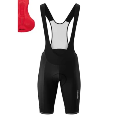 Imagen de Gonso Sitivo Bib Pantalón con Tirantes para Hombre, Primavera/Verano, Color Negro, Rojo, tamaño XX Large