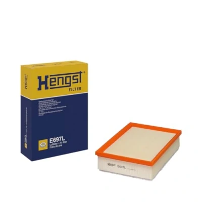 Imagen de HENGST FILTER E697L Filtro de aire 66 184 246 Cartucho filtrante PEUGEOT: 307 Hatchback, 308 I SW, CITROËN: C4 Coupé